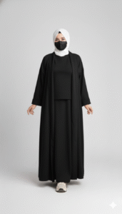 Ensemble trois pièces élégant pour femmes Noir